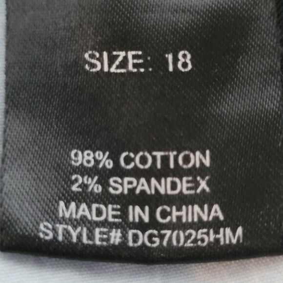 Fashion Nova Jeans Womens 18 (37Wx31L) Blue High Waist Distressed Wide Leg - Picture 10 of 11